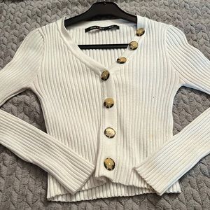 Long sleeve white button down